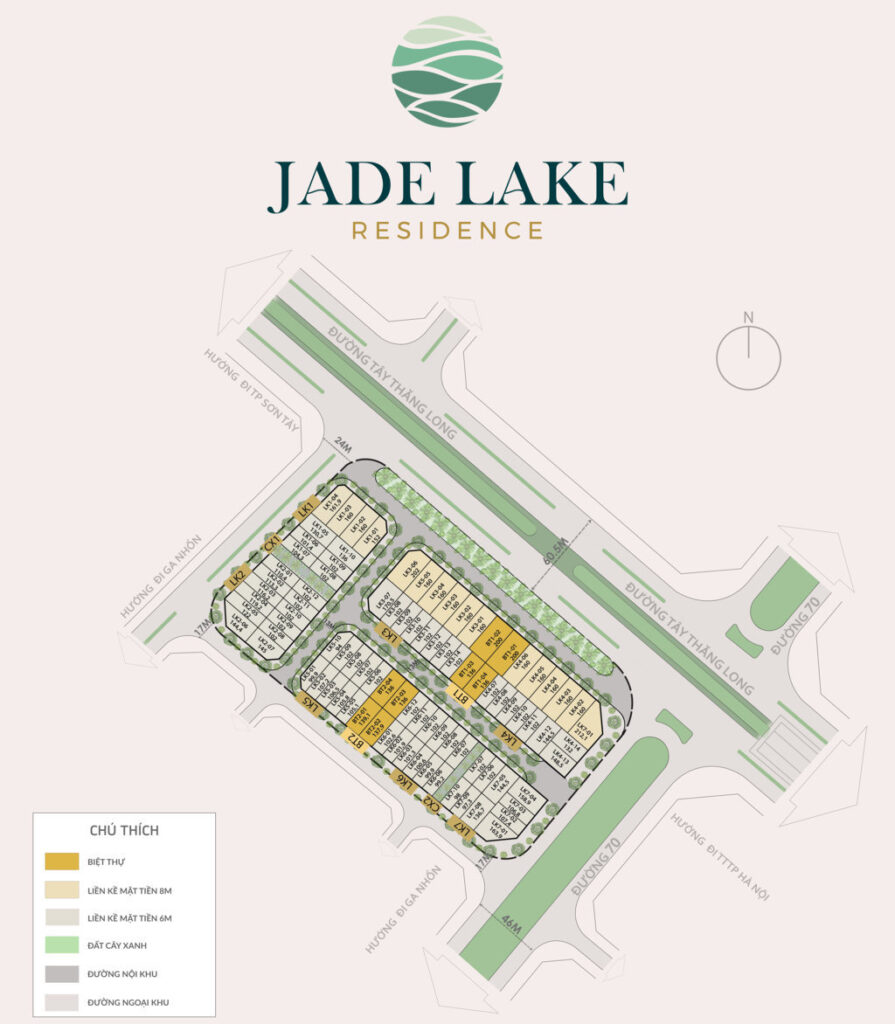 Mặt bằng Jade Lake