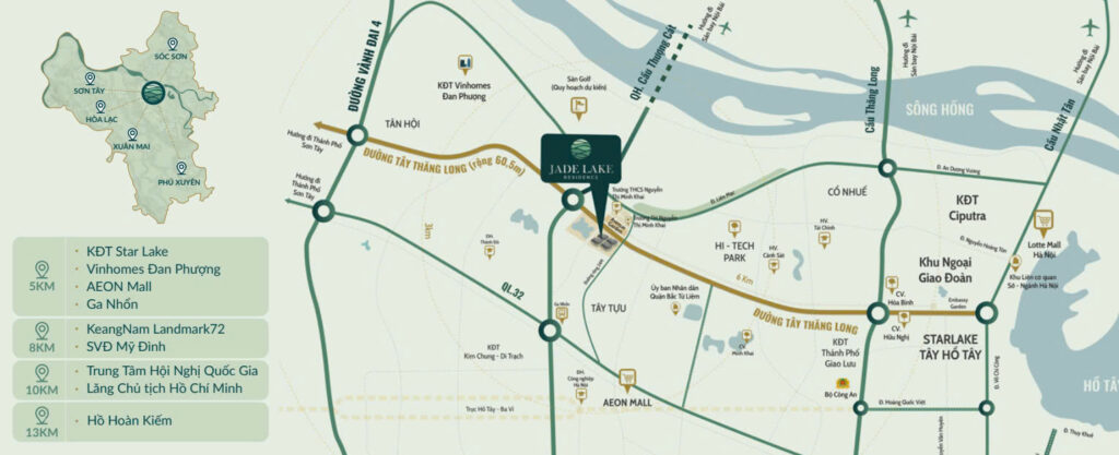 Liên kết vùng Jade Lake Residence