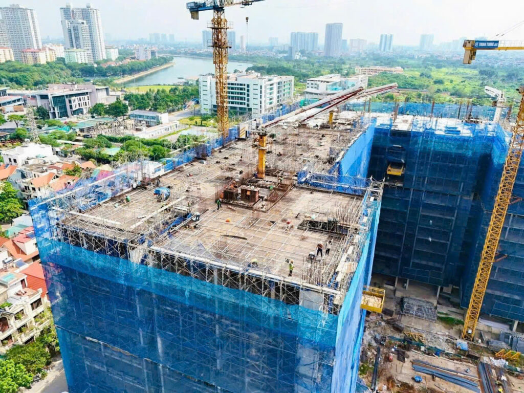 Tiến độ thi công dự án Hanoi Melody Residences