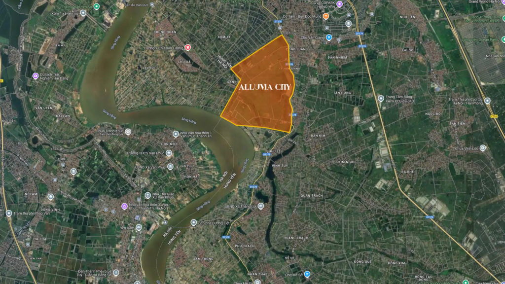 Vị trí dự án Alluvia City Văn Giang