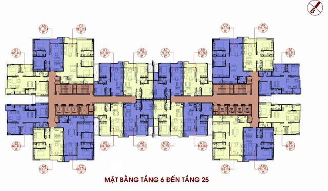 Mặt bằng chung cư Legend Nguyễn Tuân